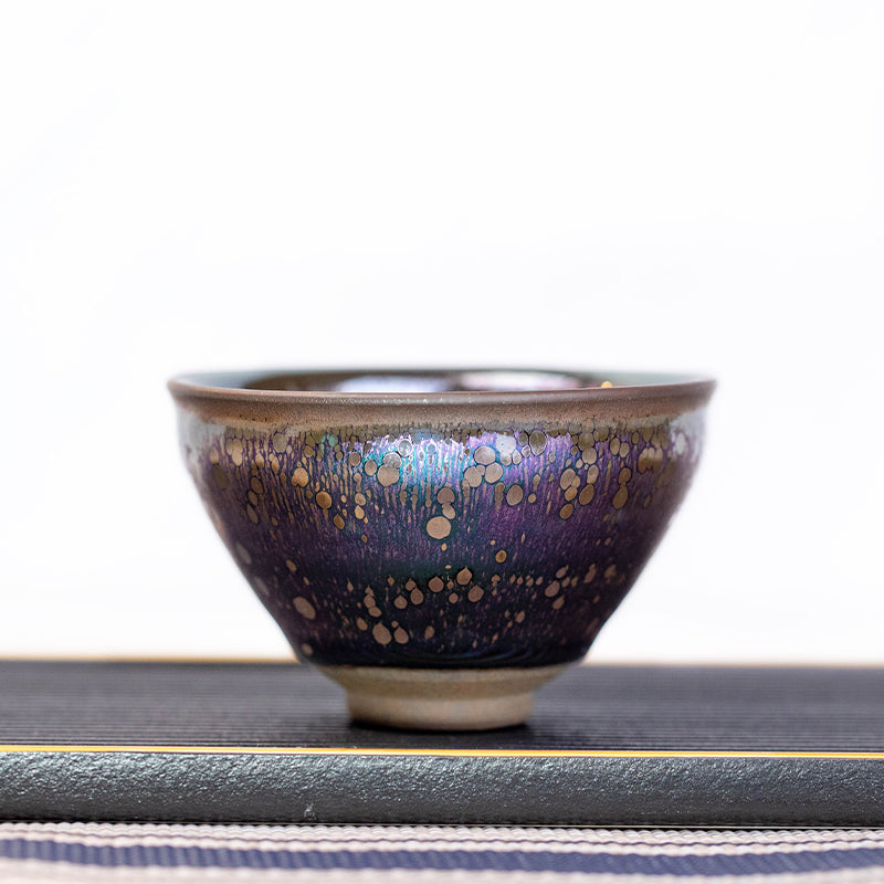 Colorful Flambe Glaze Tea Bowl